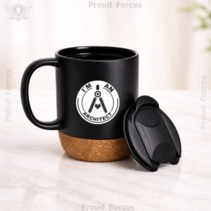 Architect Matte Finish Coffee Mug with Cork Base