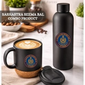 SSB Veteran Matte Finish Bottle & Coffee Mug Combo Set
