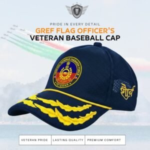 Premium Quality GREF Flag Officers’ Veteran Baseball Cap (Blue Color)