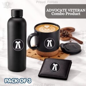 Advocate Premium Combo Pack of 3 – Bottle, Coffee Mug & Leather Wallet