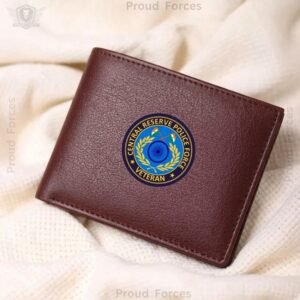 CRPF Veteran Brown Leather Wallet for Men (Premium Classic Edition)