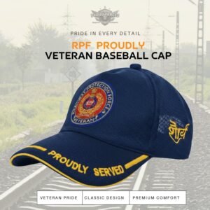 Premium Quality RPF Proudly Baseball Cap for Veterans (Blue Color)