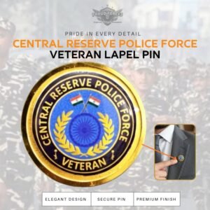 Premium Quality CRPF Blazer Lapel Pin