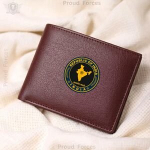 Republic of India Brown Leather Wallet for Men (Premium Classic Edition)