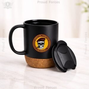 Special Forces Veteran Matte Finish Coffee Mug with Cork Base