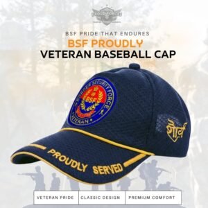 Premium Quality BSF (Blue) Proudly Served Baseball Cap for Veterans
